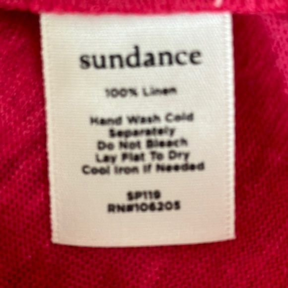 Cascading Ruffles Tee in 100% linen. New with tags from Sundance. - Picture 4 of 7